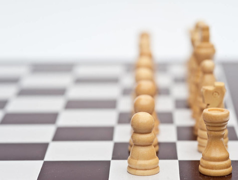 戰(zhàn)略商務概念應用的棋局