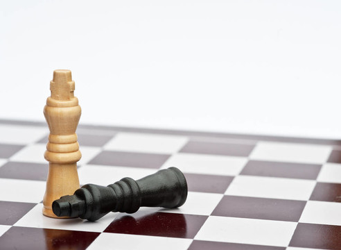 戰(zhàn)略商務(wù)概念應用的棋局