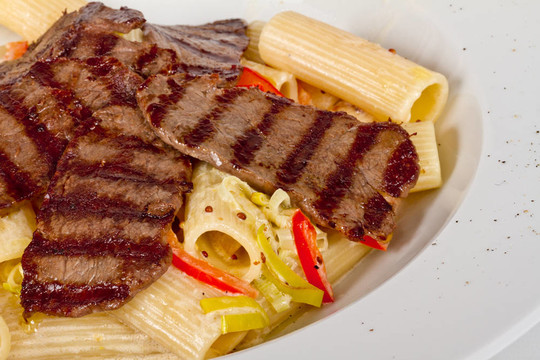 空心面與牛肉醬