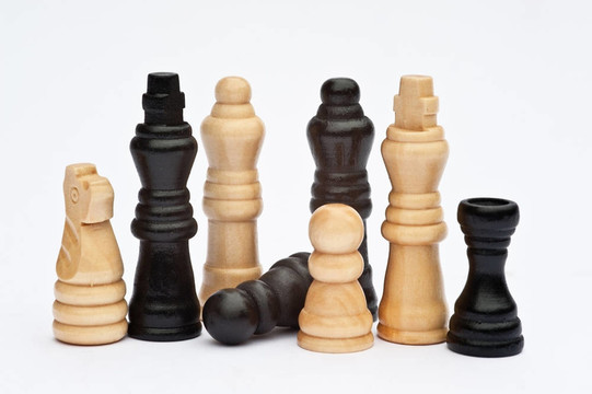 戰(zhàn)略商務(wù)概念應(yīng)用的棋局