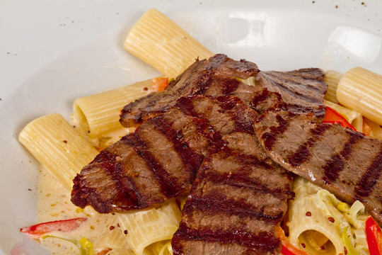 空心面與牛肉醬
