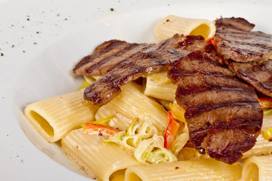 空心面與牛肉醬