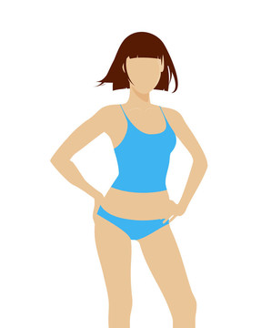 女人的衣服模板