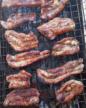 燃煤燒烤食品