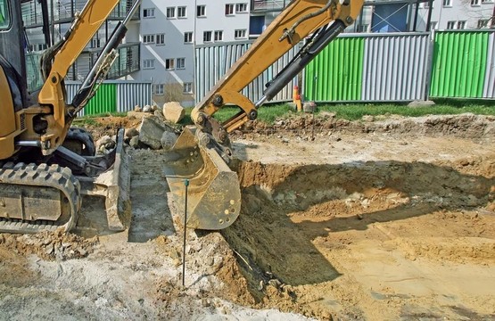 推土機(jī)在行動