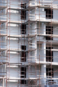 建筑施工腳手架生銹