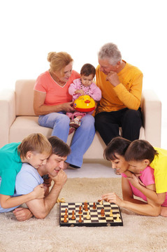 家庭下棋