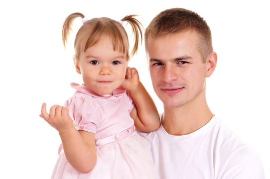 爸爸和女兒