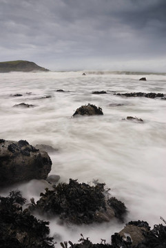 康沃爾海灘海景Greenaway。