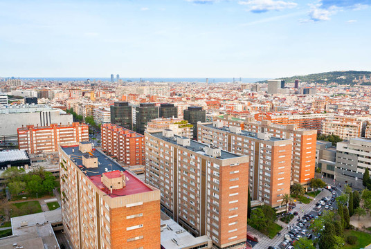 巴塞羅那市全景