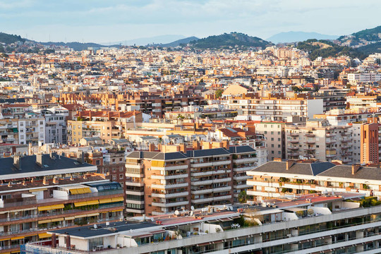 巴塞羅那市全景