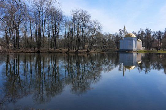 土耳其浴春景（Catherine Park；ST petersbu普希金
