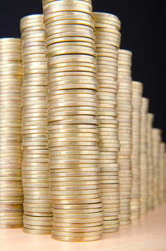 高堆疊金幣