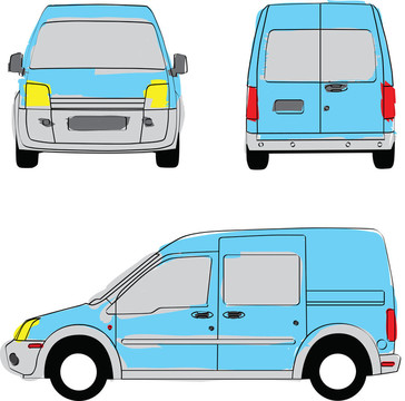 送貨車(chē)藝術(shù)色彩