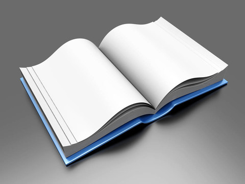 打開的書