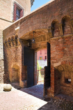 斯福爾扎城堡。多扎。Emilia Romagna。意大利.