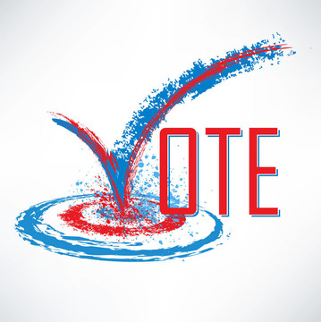 帶有復(fù)選標(biāo)記和復(fù)選框的投票文本