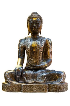 白色背景上的如來(lái)佛祖圖像