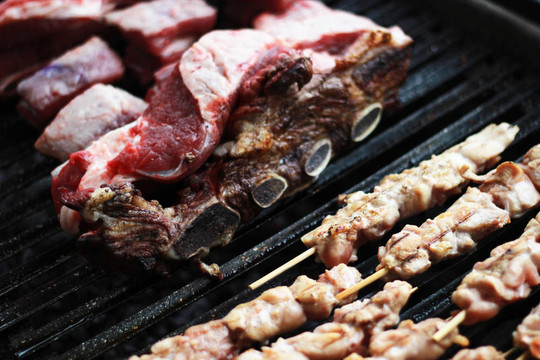 烤肉生肉