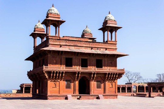 Fatehpur Sikri；印度；由偉大的莫臥兒皇帝；阿克巴