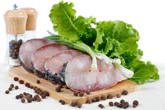 新鮮生魚(yú)片用香草和香料板