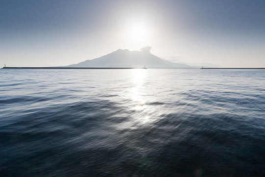 櫻島鹿兒島九州景觀視野；