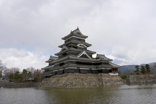 Matsumoto城堡；日本。國家寶藏。