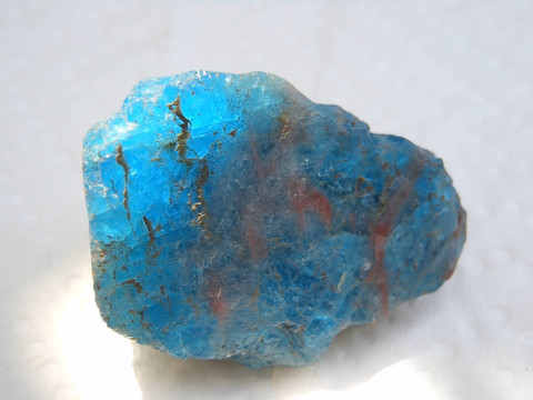 藍(lán)色的磷灰石晶體