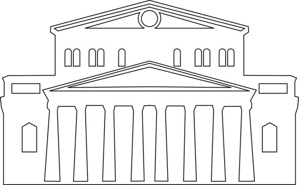 輪廓的建筑