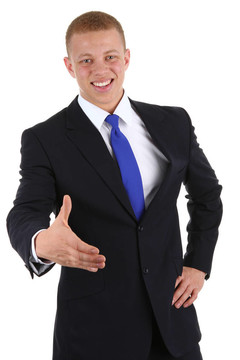 握手的商人