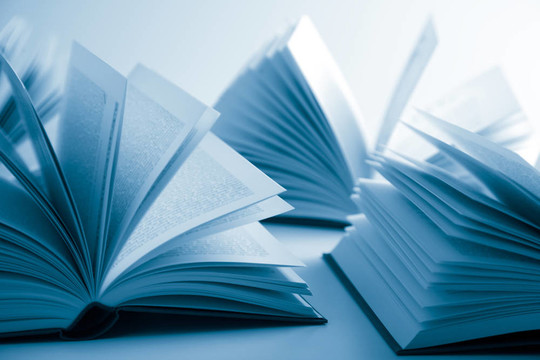 打開的書