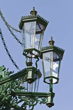 布拉格历史燃气灯柱