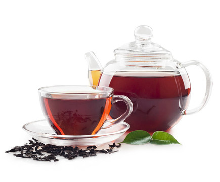 在一杯茶