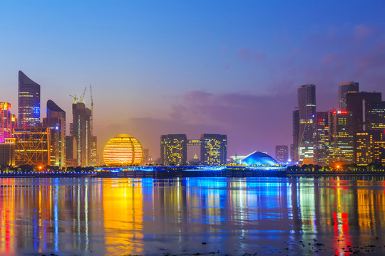 杭州CBD夜景