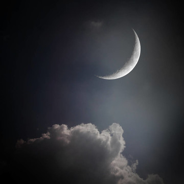 黑夜中的Moon