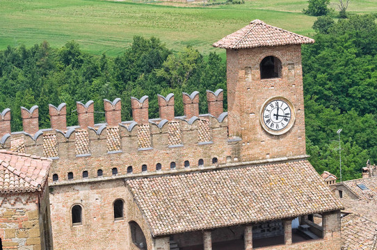 Podest？的宮殿。公司arquato。Emilia Romagna。意大利.