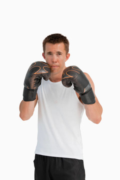 防守位置的Boxer