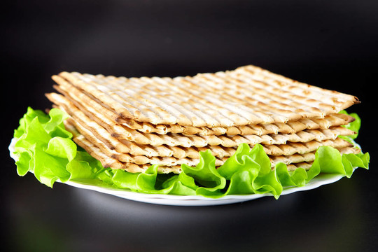 猶太人的宗教節(jié)日逾越節(jié)的傳統(tǒng)食品Matza
