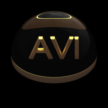 3D文件格式圖標- AVI