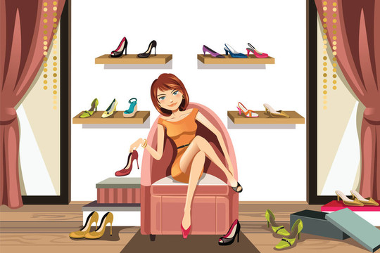 女人買鞋