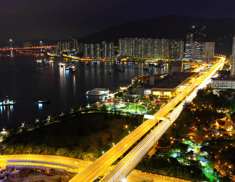 夜間交通城市