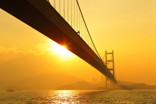 日落青馬大橋