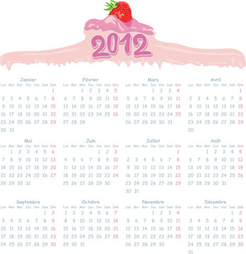 2012日歷（法語(yǔ)）