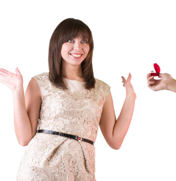 求婚現(xiàn)場(chǎng)美女