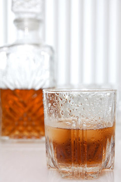 威士忌濕玻璃杯