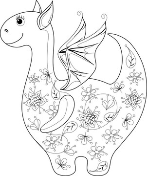 東方新年的象征；輪廓