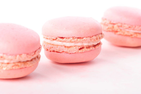 粉紅色的macaroones