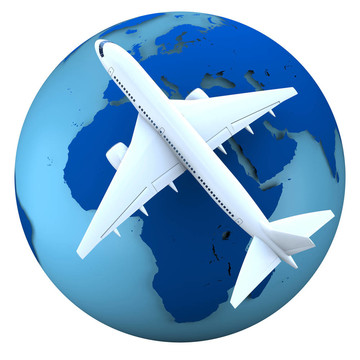 航空旅行的概念