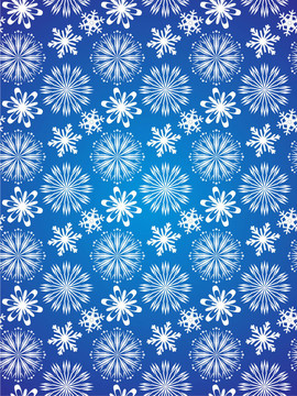 無縫Snowflake Background