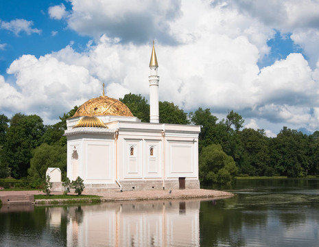 土耳其浴。Tsarskoye Selo（俄羅斯）；圣彼得堡；俄羅斯。